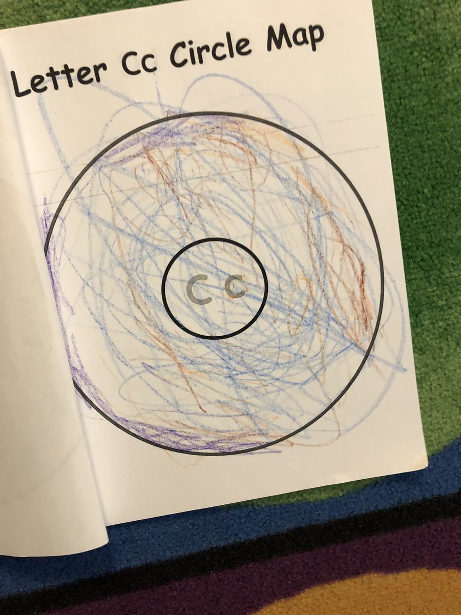 bea4ece's tweet photo. We revisited the letter Cc! abcbootcamp #circlemaps #children #drawing #writing #finemotorskills @weselementary #prek https://t.co/vw9ZP0BwfD