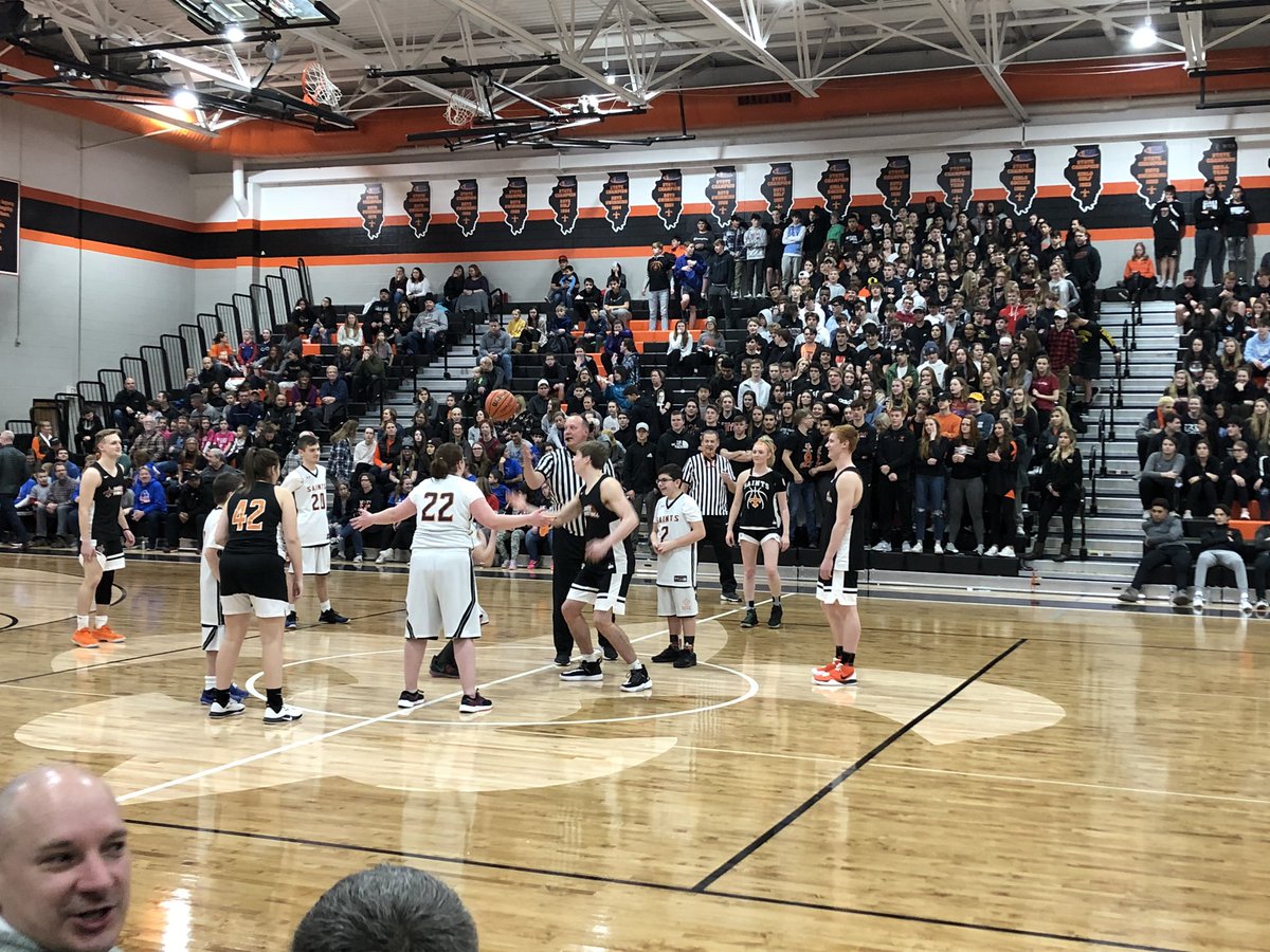Great crowd for the ISO Big Game. Let’s Go ISO All Stars! #SaintsPride