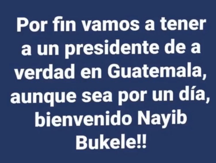 Glorisyds's tweet photo. @nayibbukele Bienvenido https://t.co/6wxuZx8fIi