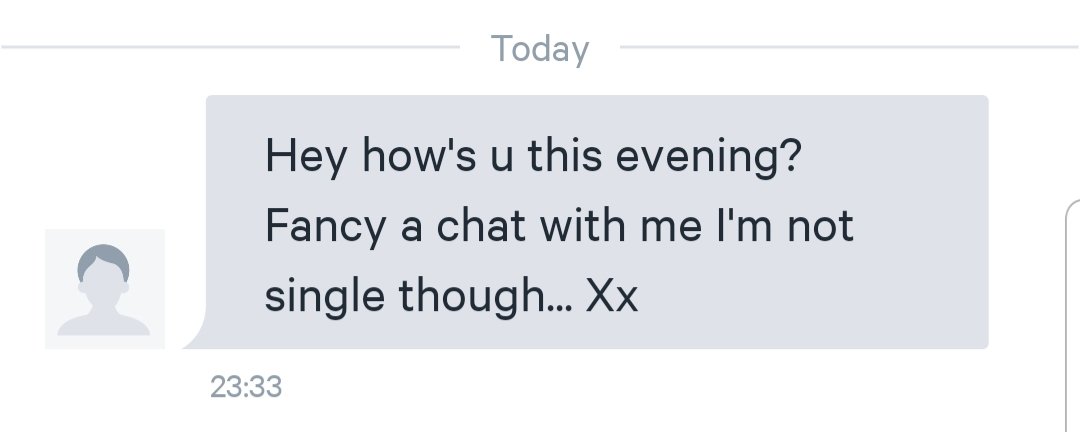 Wasting my time... 😒

#OnlineDating #ChivalryMayBeDead