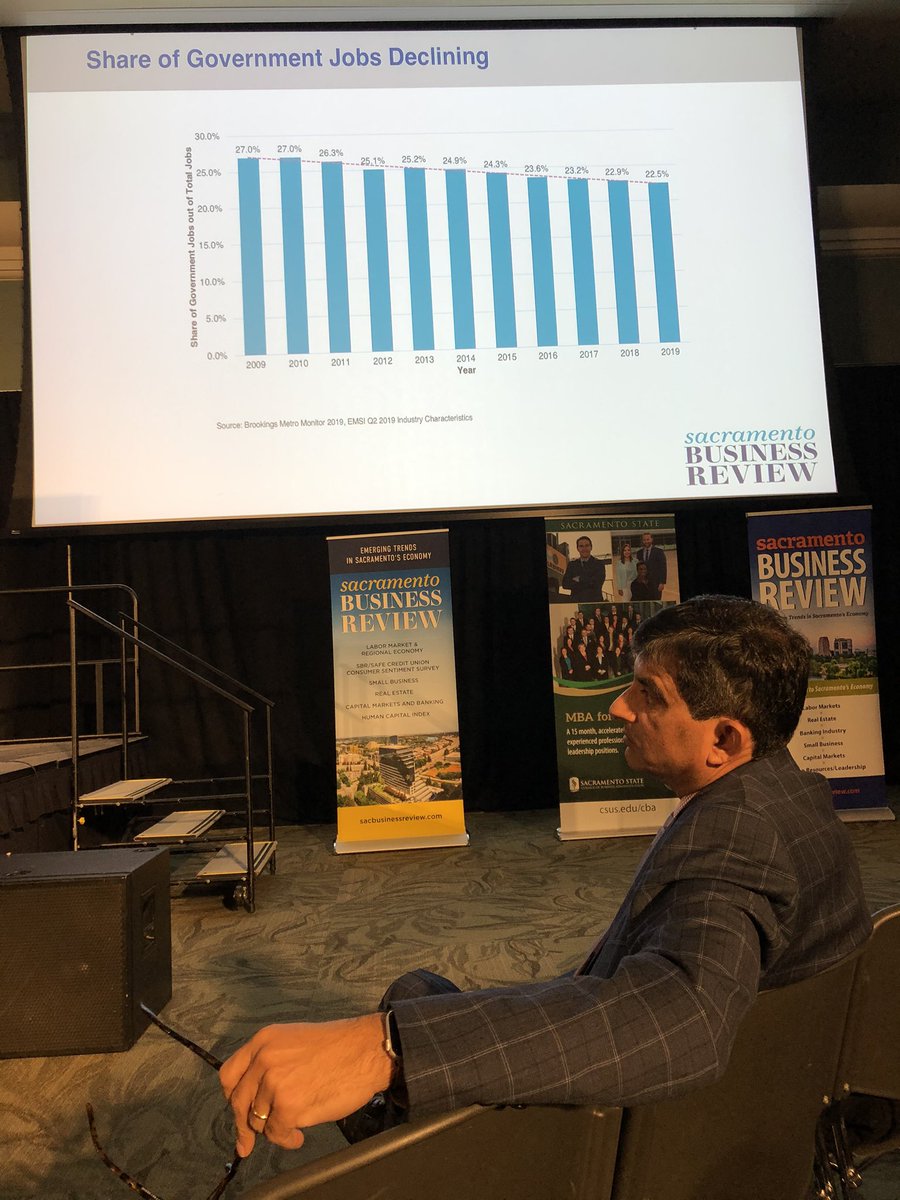 Local job market is more diverse.