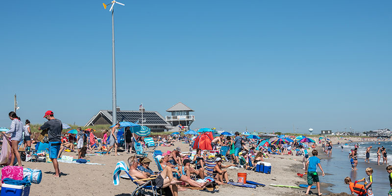 RhodeIslandDEM's tweet photo. @GovRaimondo Last summer, Rhode Island state beaches saw more than 1 million visits! According to a recent study, Rhode Island's parks and beaches rank first nationally in visits per acre but 47th in state support per visit. Learn more: https://t.co/l2lnDIsjH6 #RISOTS #RIstateparks https://t.co/fIUz413Sqa