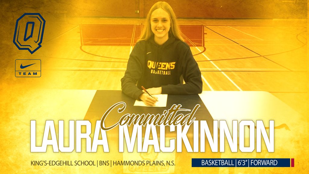 queensgaels's tweet photo. W️🏀  @_lauramackinnon is GAELS COMMITTED!
—
From Nova Scotia, MacKinnon is a 6'3 forward who has played at King's-Edgehill and with Nova Scotia's provincial program.
—  
#LeadTheWay #GaelsCommitted #TricolourTeammateTuesday https://t.co/2L2rdYkna8