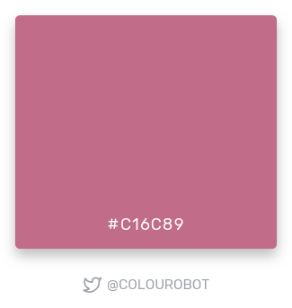 colourobot's tweet photo. #c16c89 https://t.co/pNgtykikjB