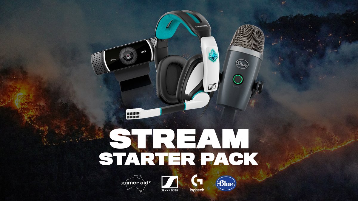 GamerAidAUS's tweet image. We know not everyone can donate money. Time and support is equally important.

Thanks to our partners @SennheiserGamer, @LogitechG_ANZ &amp;amp; @BlueMicrophones we&apos;ve got a stream kit to giveaway as a thanks to you all for coming on this journey.

ENTER HERE ➡️ gleam.io/IvcN7/gameraid…