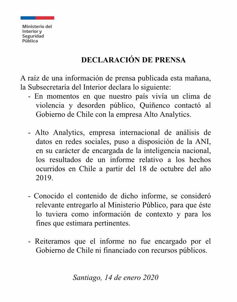 FORyan_'s tweet photo. El enemigo poderoso resultó ser una operación entre grupo Quiñenco y su recadero Hinzpeter, Ex ministro del interior de Piñera 1 con el Gobierno de Chile #BigData #RenunciaPiñera #verguenzanacional https://t.co/fp6EJ1hKFJ