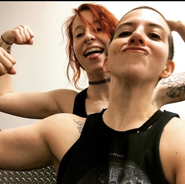 Pa_theQA's tweet photo. Happy B-Day to my circus BB!   @pix3l8r                              #dynamicduo #circus #strongbabes https://t.co/MQegNROVp1