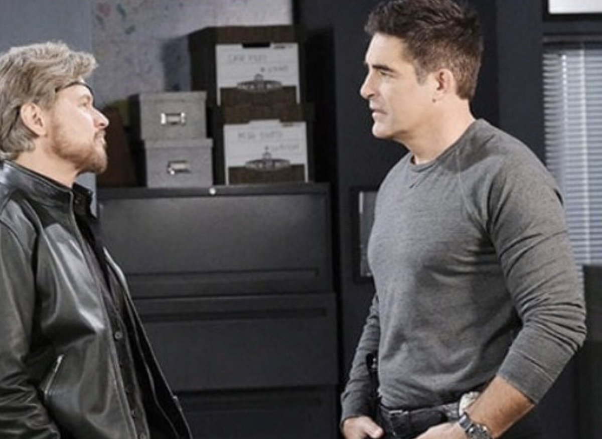 sjohnson7233's tweet photo. Rafe is back on screen tomorrow...with a new shirt! DOUBLE WIN!! 🙌😂😂 
#Rafe #favorite #spoilerpic #Days https://t.co/7TzS0SSCGU