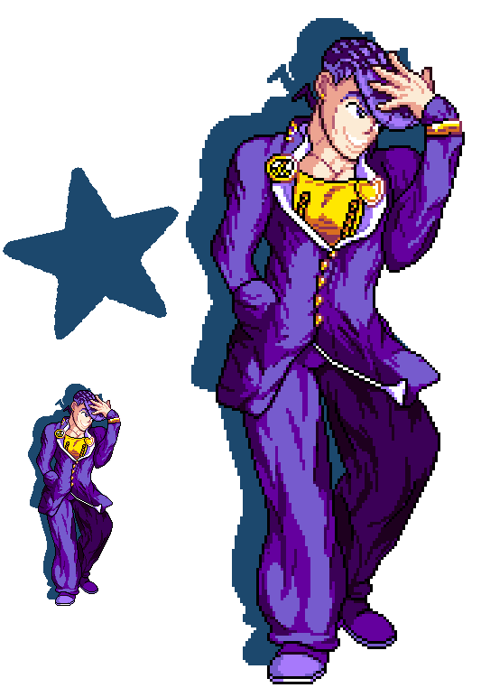 JoJo: :Josuke pose: by XPurplePieX on DeviantArt