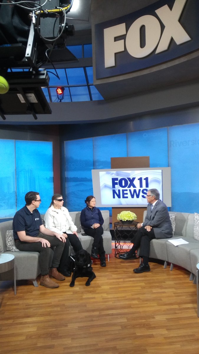 BrailleInst's tweet photo. Tune in to @FOXLA Sunday, January 19 at 9 a.m. to see a story about #TechnologyMonth at Braille Institute on Fox In Depth with @HalEisner! #Fox11 #NoBoundariesInSight https://t.co/WHMXS7oQ0x
