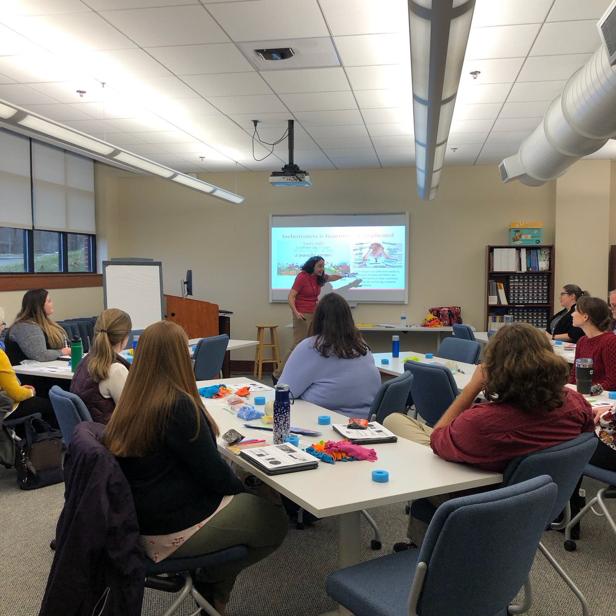 MCPS Year 2 Special Education Teacher Academy learning effective math strategies from Mathematics Instructional Coach Emily Redding! 
#thisisMCPS@mcps_va