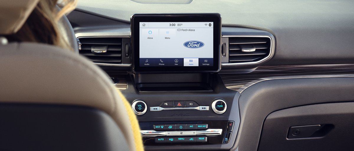 Ford+ Alexa is just one of the many technologies you can find in a new Ford SUV or truck.