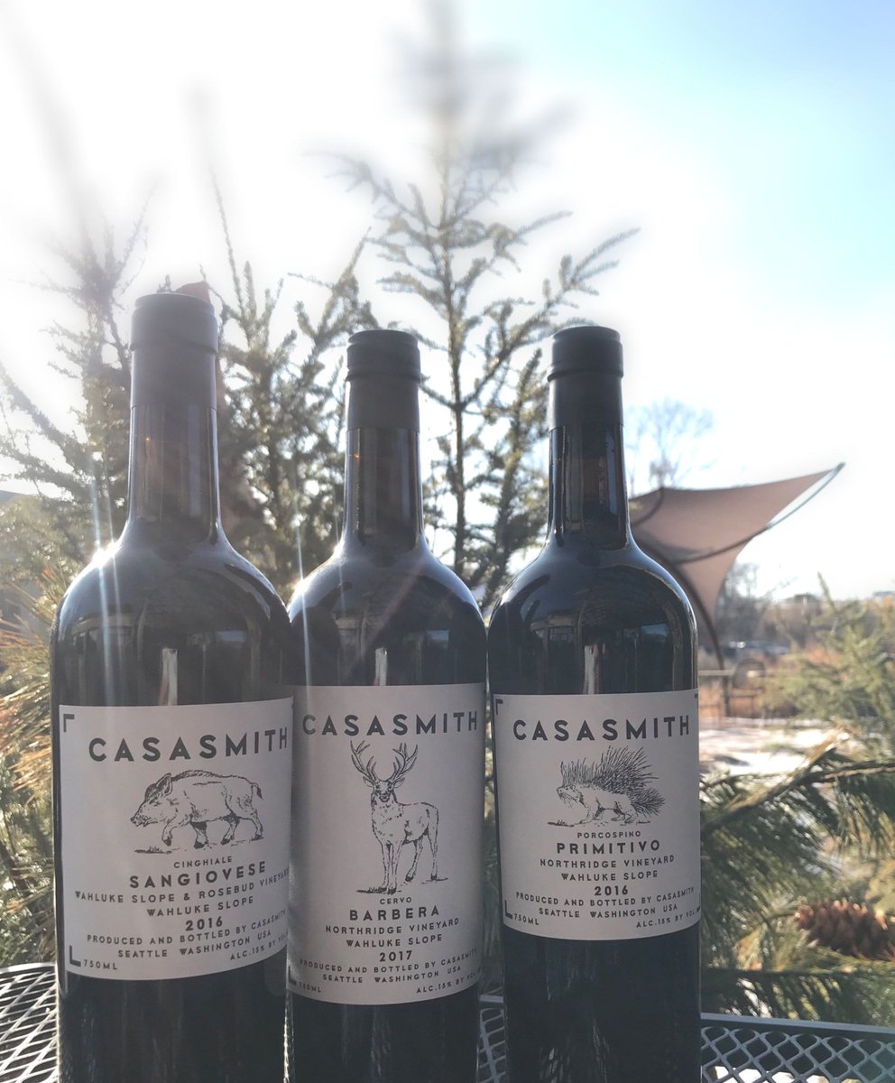 CasaSmith Flight. Old world grapes that are grown and raised in the new world.  $10 Flight Wednesday, January 15 all day at both locations!