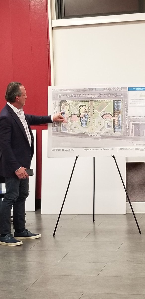 NEBCcivic's tweet photo. Engel Burman at the Beach meeting with members of the civic to cover the planned super block https://t.co/m2QOlXVZe3