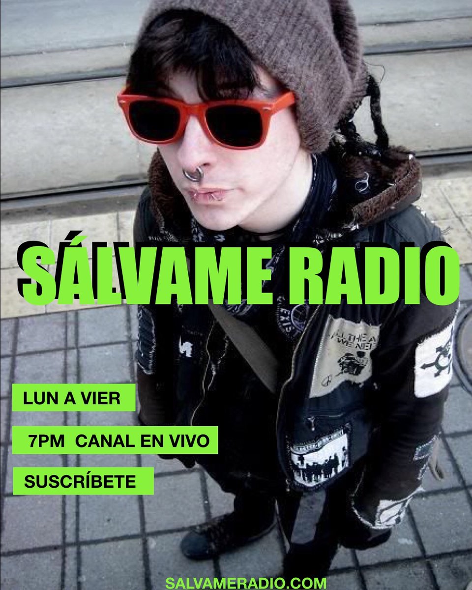 salvameradio's tweet photo. 7 PM 

Inicia #SalvameRadio el programa de rock, rock, conducido por @ElWarpig 

Solo por https://t.co/m9h9jFsgpe https://t.co/ztMSqFuhfc