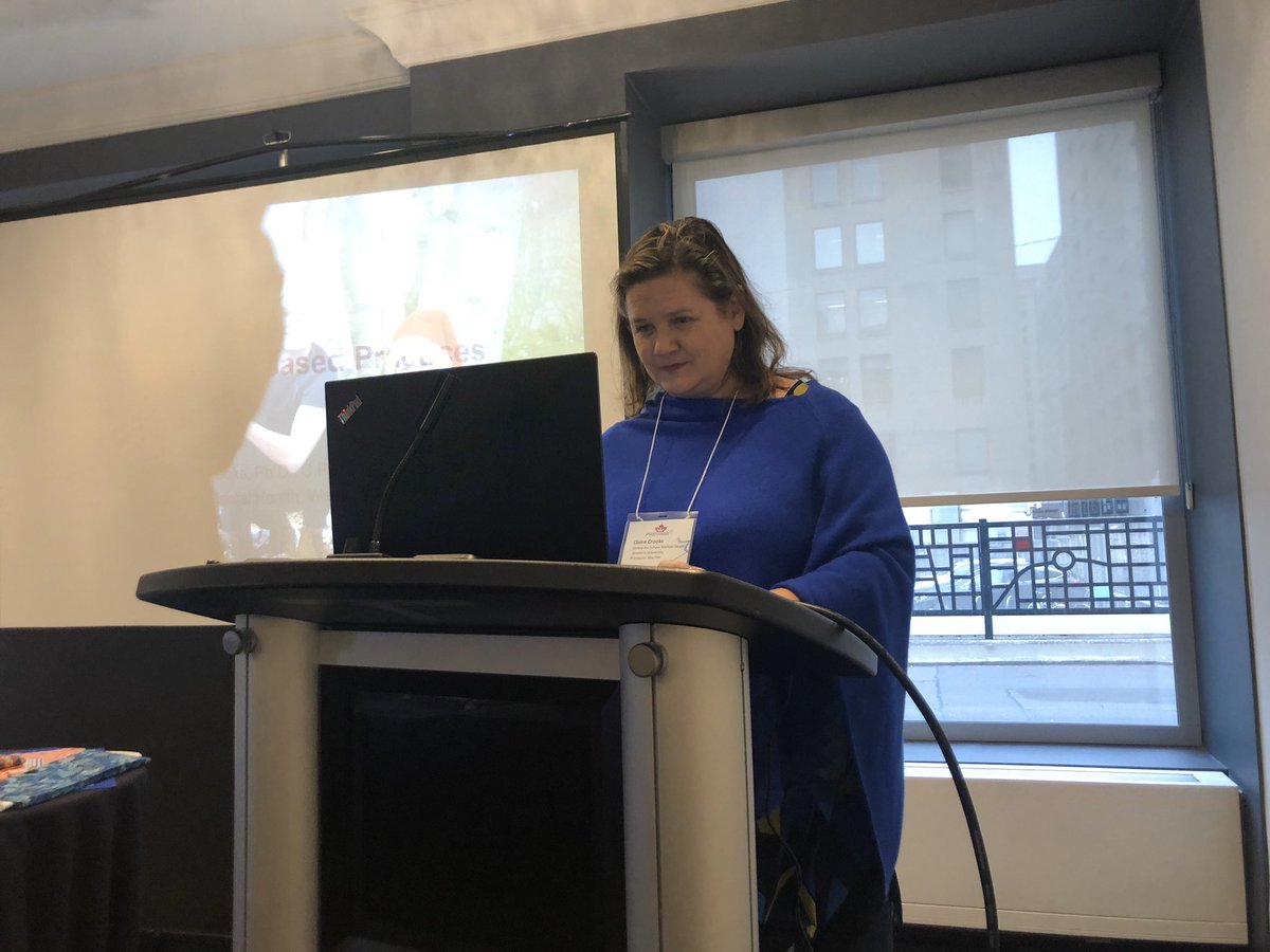 westernuCSMH's tweet photo. A busy day with @PREVNet, collaborating on translating and adapting programs in culturally sensitive and appropriate ways. Claire Crooks delivered a presentation on the #FourthR successes and challenges over the years #HRPE #CSMHRISER https://t.co/oZrgKfXKSB