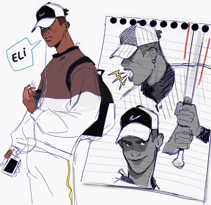 His name is Eli! ✨
Me gusta porque no le pega nada ?? 