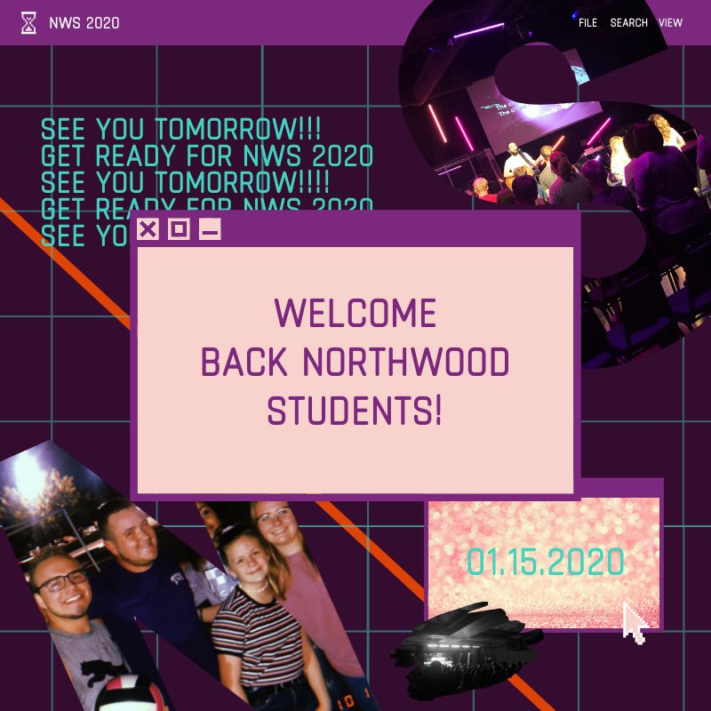 NWStudents's tweet photo. WHAT’S UP NORTHWOOD STUDENTS!!!
We are SO EXCITED to be back with you guys tomorrow night at 6:30P! Bring a friend and some 💸 for food &amp; we’ll see ya there!! 🚨‼️ https://t.co/Hqp1sergFG