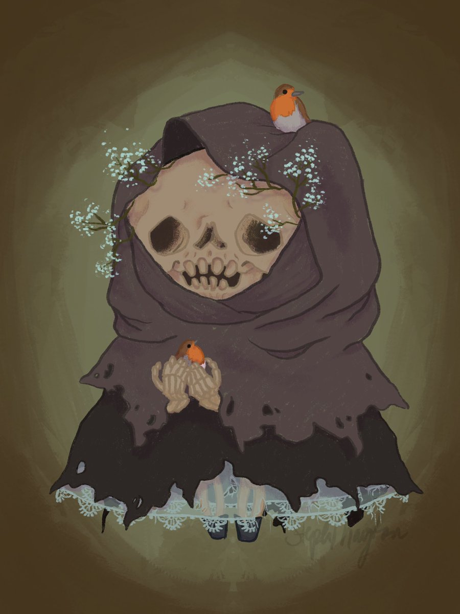 stephmayton's tweet photo. 🌒🌕🌘 Hey! It’s #PortfolioDay
I’m Steph and I enjoy creating #spooky, #cute and sometimes #creepycreatures. 
✨https://t.co/eQUe8u7IiE✨ https://t.co/GfE4jAHgdN