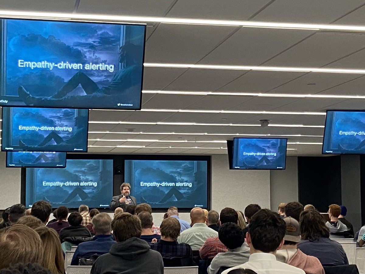 pattonamyj's tweet image. @mattstratton 9’s don’t matter if your customers aren’t happy.  #devopsmsp
