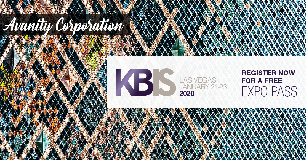 Avanity_Inc's tweet photo. We’re exhibiting at #KBIS2020! Register today using Promo Code EXIV311128 for a FREE Expo Pass and visit Avanity Corporation in booth #SL1667. Hope to see you there! Free Registration Link in Bio https://t.co/kQHP5bssyY