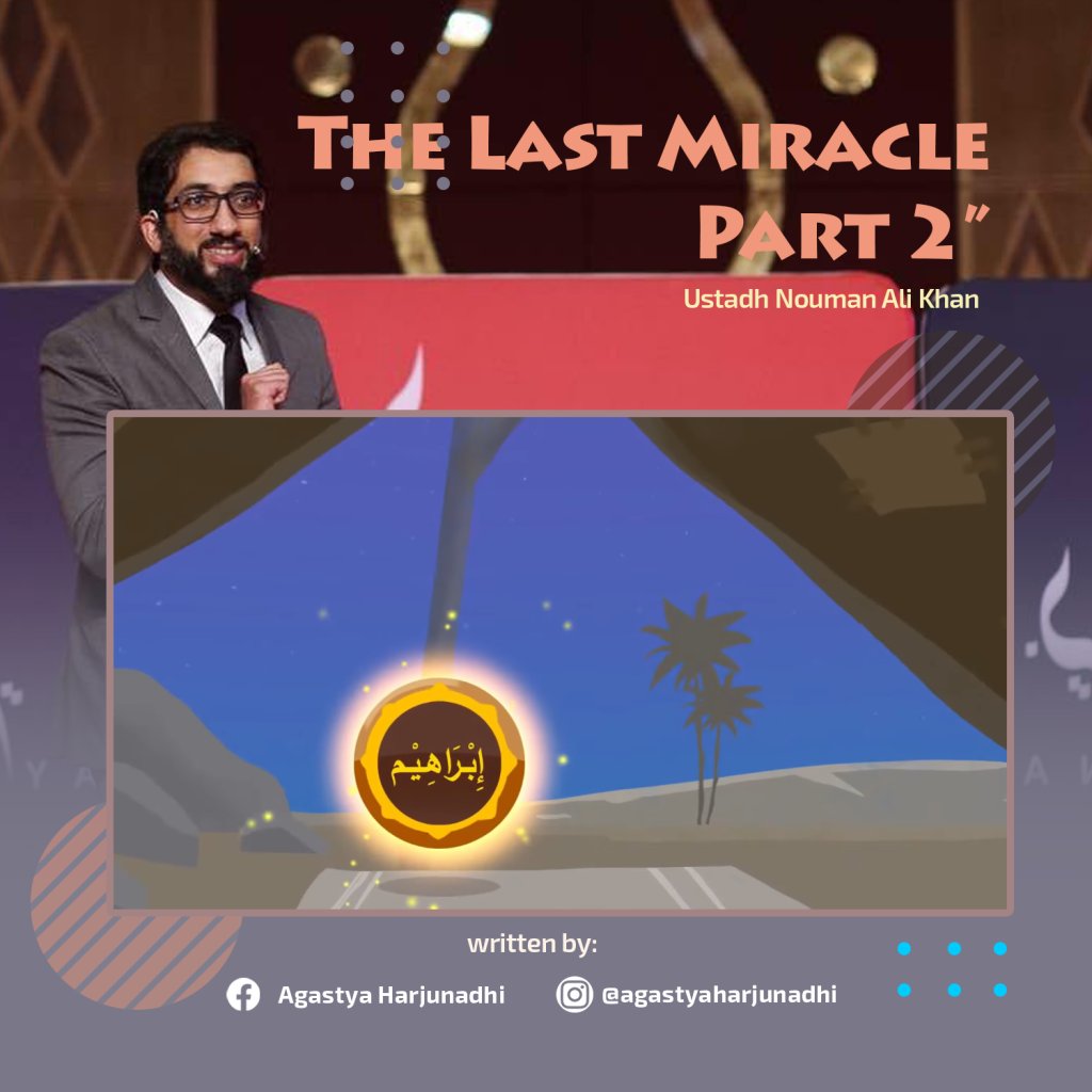 Mukjizat Terakhir Part 2: Nikmat Allah agastya.wordpress.com/2020/01/15/muk…