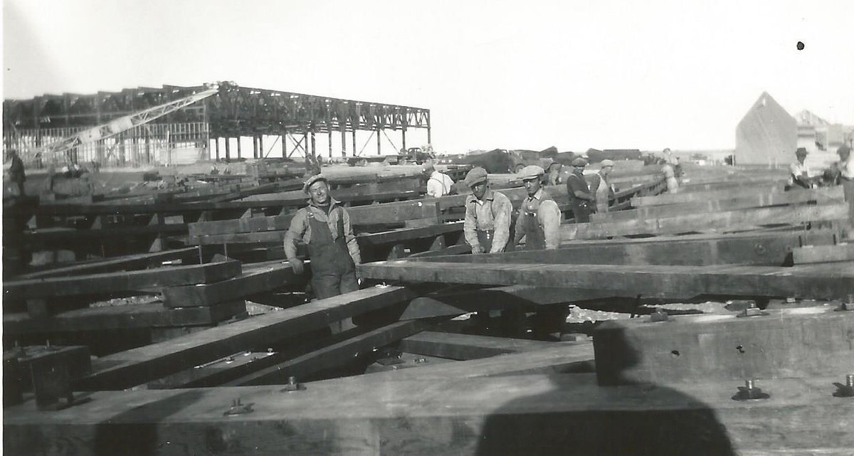 caronairbase's tweet photo. Three large firms not only had their start in Saskatchewan but contributed to the construction of the airbase at Caron during WWII. #BCATP_Infrastructure #pclconstruction #Birdconstruction #Grahamconstruction https://t.co/iZ5O1MpY5V