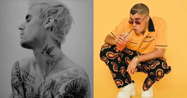 MusicCapos's tweet photo. #MusicCaposNEWS: Justin Bieber y Bad Bunny estarán colaborando en una canción que formará parte del próximo álbum de Bieber. 😱🙏🏻🐰 https://t.co/ZfV1cUmo5a