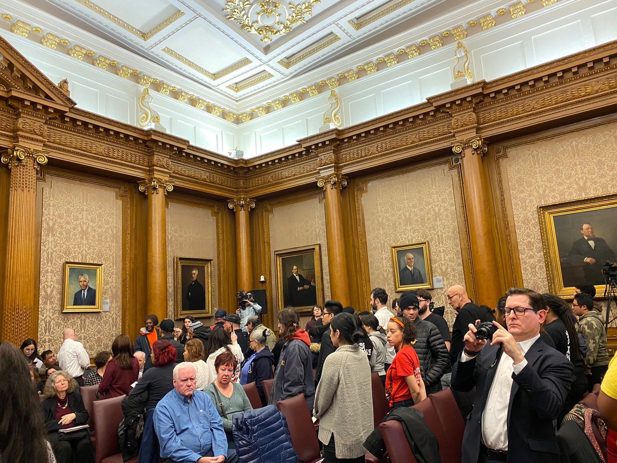 GenesisAquinoNY's tweet photo. Our community stood strong against Industry Cityโ CEO and demanded @BPEricAdams to vote against the rezoning, itโs a shame he decided to shut down the hearing & as the mayority testified against the rezoning! #SunsetParkIsNotForSale https://t.co/riE6ZEE0vK