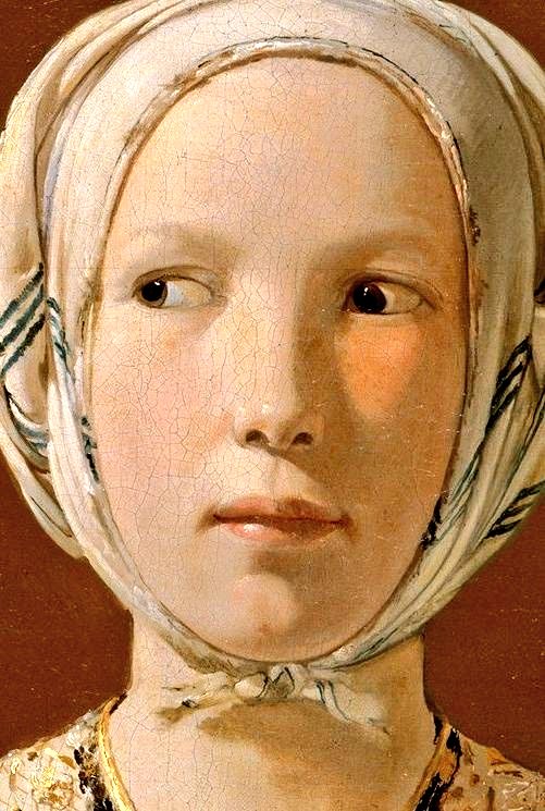 13. detail from a painting by Georges de La Tour's 'The Fortune Teller' ~ from around 1630s, but was only discovered in mid 20thC