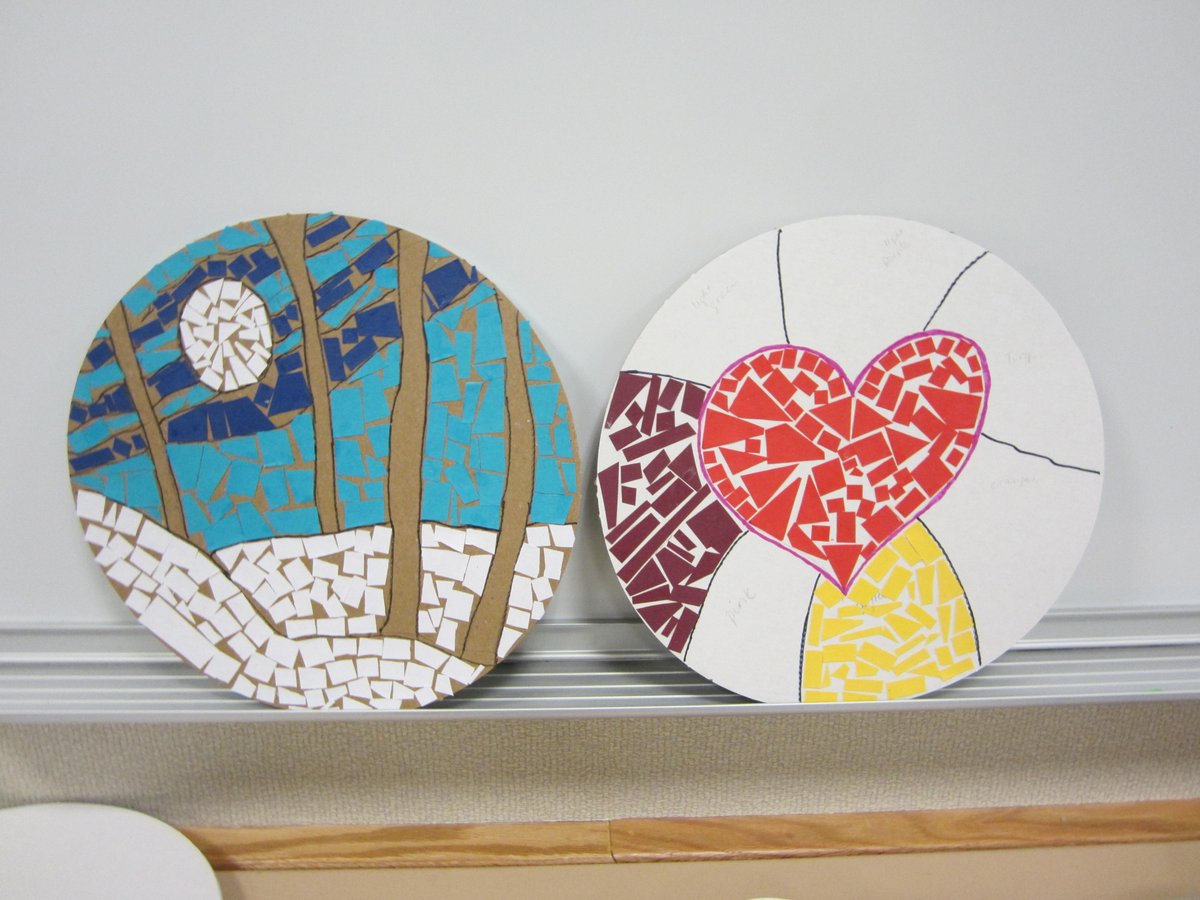 GrCalLibrary's tweet image. Some of the finished pieces! Such creativity! #AllAbility #LibraryLife #LibrariesAreForEveryone #LibraryProgram