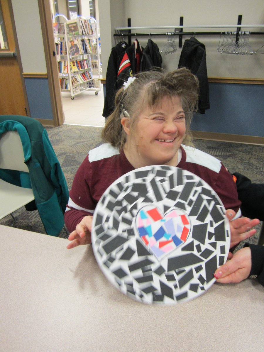 GrCalLibrary's tweet image. Some of the finished pieces! Such creativity! #AllAbility #LibraryLife #LibrariesAreForEveryone #LibraryProgram