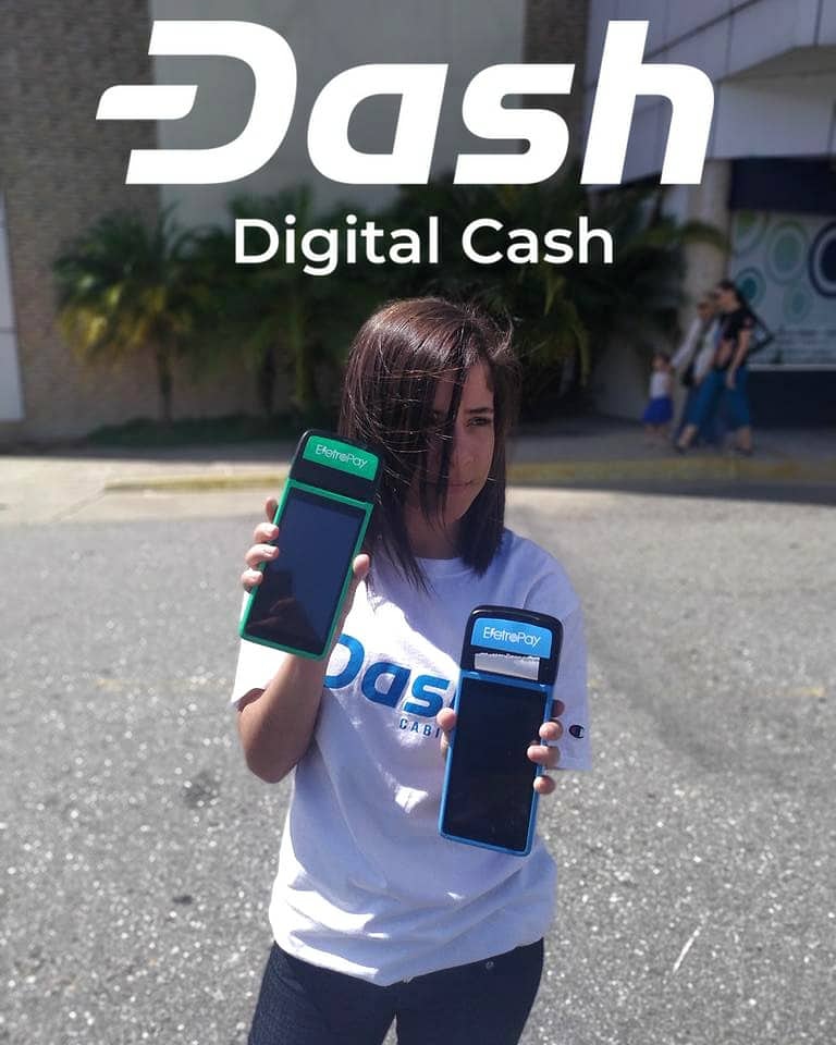 Hillaryyrc_'s tweet photo. Dash efectivo Digital y @PayEletro en el centro comercial Milenium en Merida- Venezuela 💪👏

@DashpayNews @Dashpay @DashMallParking @cabidash1 https://t.co/tD6v7C9J81