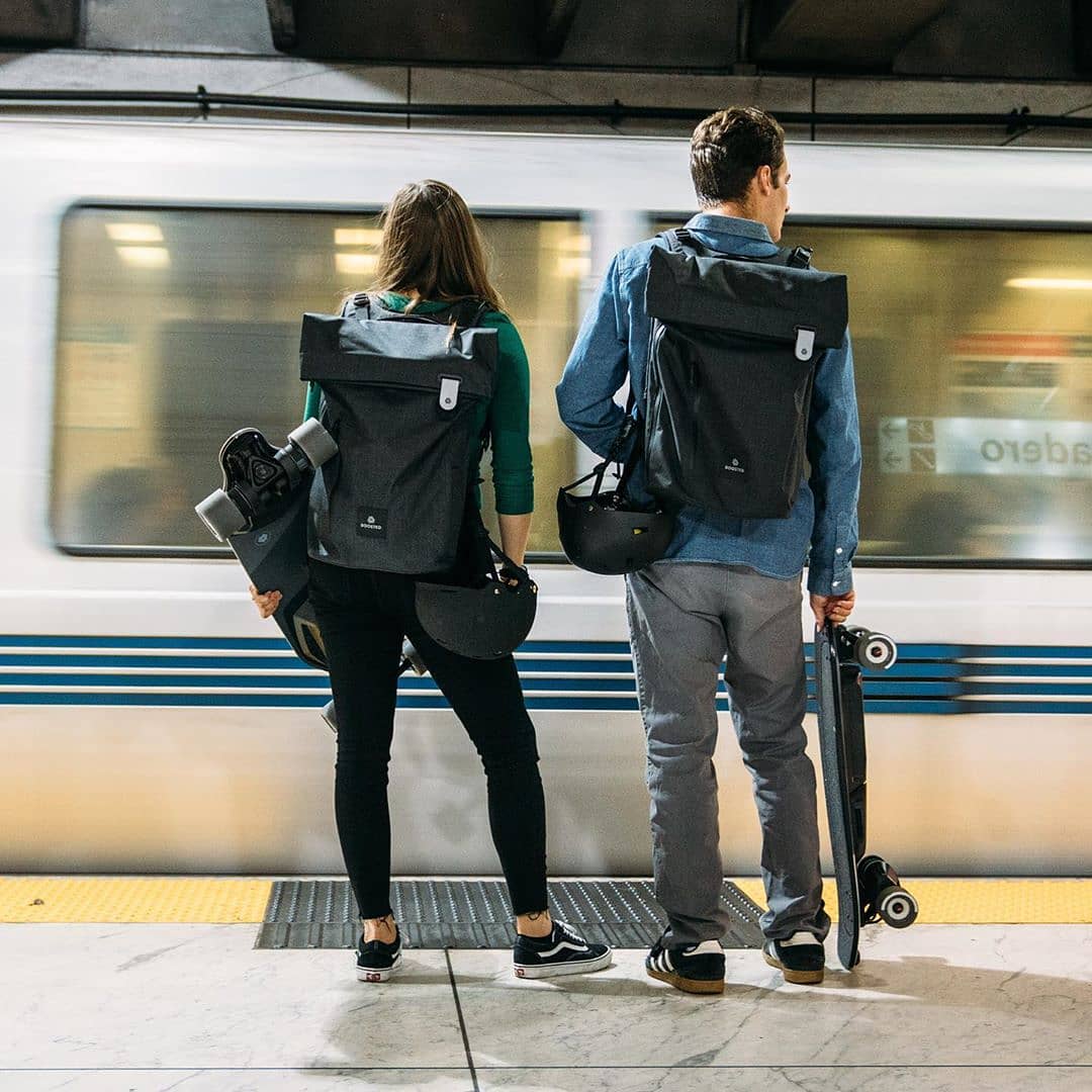 The Last Mile | Boosted Boards are an excellent way of closing the gap from the train station to the office building. It makes what would be an ordinary walk into an exciting cruise in style. What are some other ways you use your Boosted Board?

#boostedboards #boosted