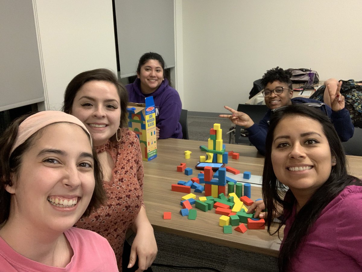 ChristinaH2021's tweet photo. When In #EDUC4304 we also get to build towers, but it didn’t work out very well for us😂😂😂 #destroyed #tried https://t.co/6QqDQR9VyB