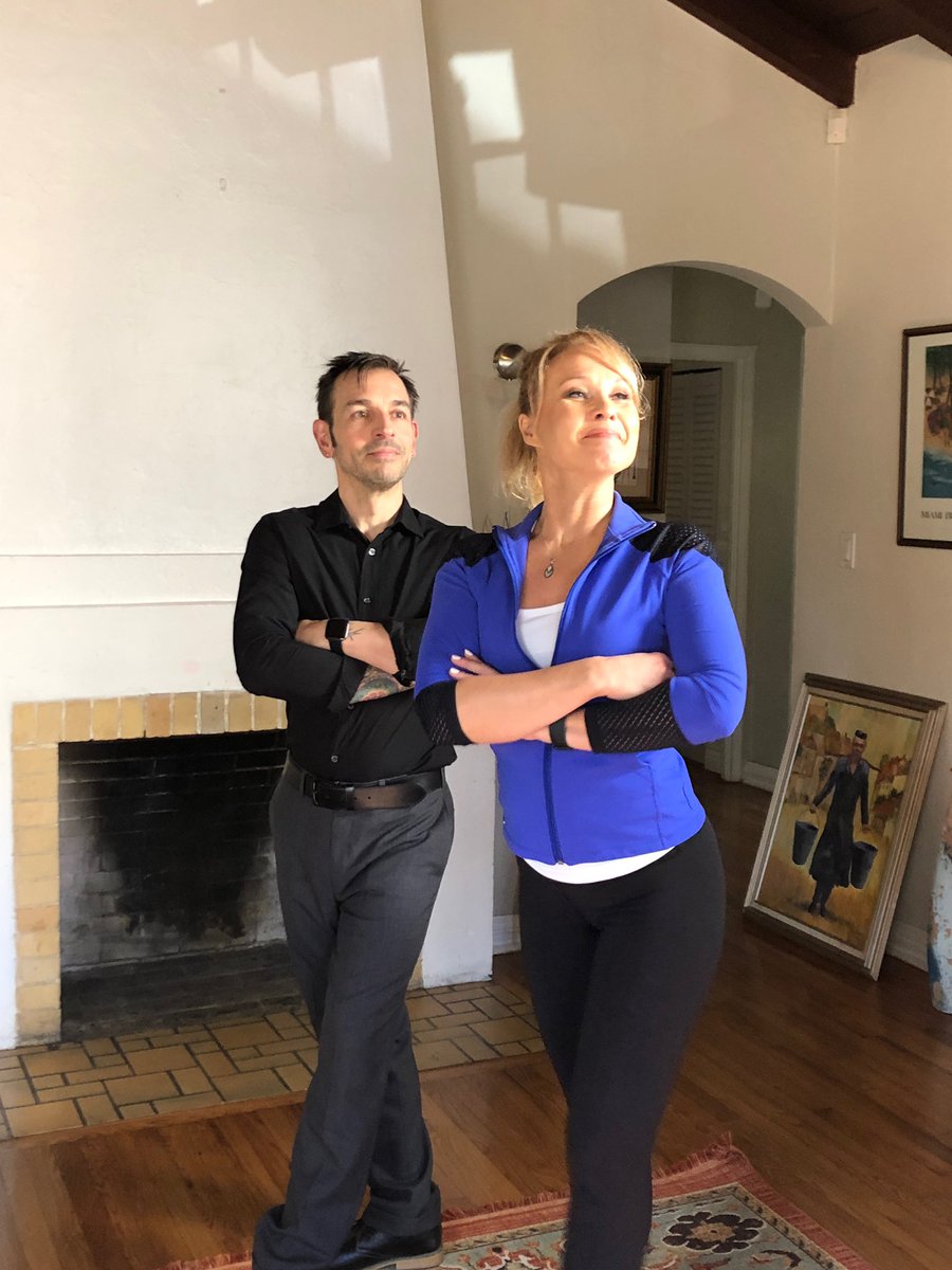 KoreenPagano's tweet photo. Spent the day with the #bodyfx team being interviewed, photographed and filmed dancing with my hot husband 😍💃🏼🕺🏼 Thanks to @JaanaKunitz_jp for changing our lives ❤️ @johnlpagano https://t.co/QHG5FNrDjN