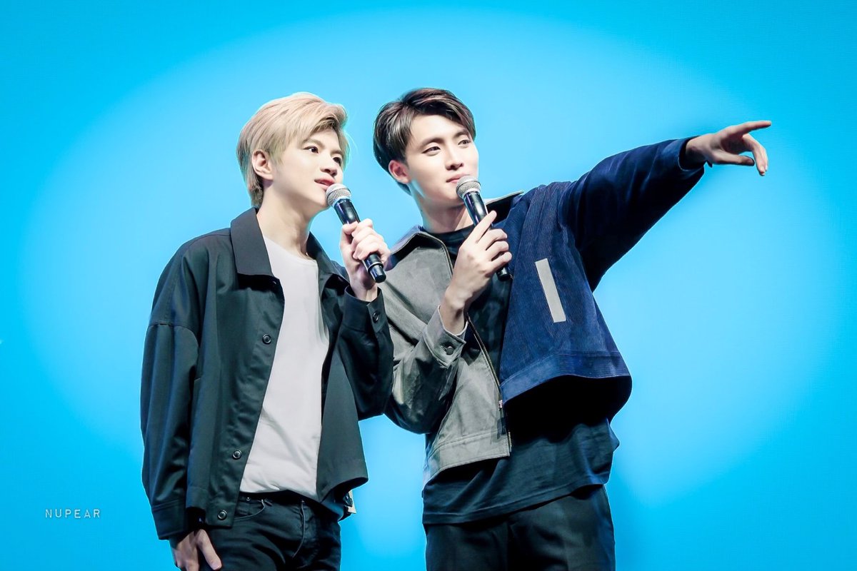 mpelaann2's tweet photo. So happy to see 2wish, the couple presenters. MeanPlan fighting!💙💚

Cr: logo
#dermaAngelx2Wish https://t.co/U6566tJOG3