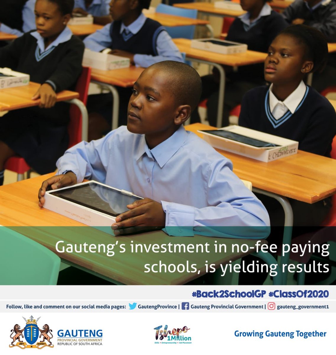 GDCoGTA's tweet photo. #BacktoSchoolGP #GautengAtWork #TogetherBuildingGauteng https://t.co/EMInwpd0gg