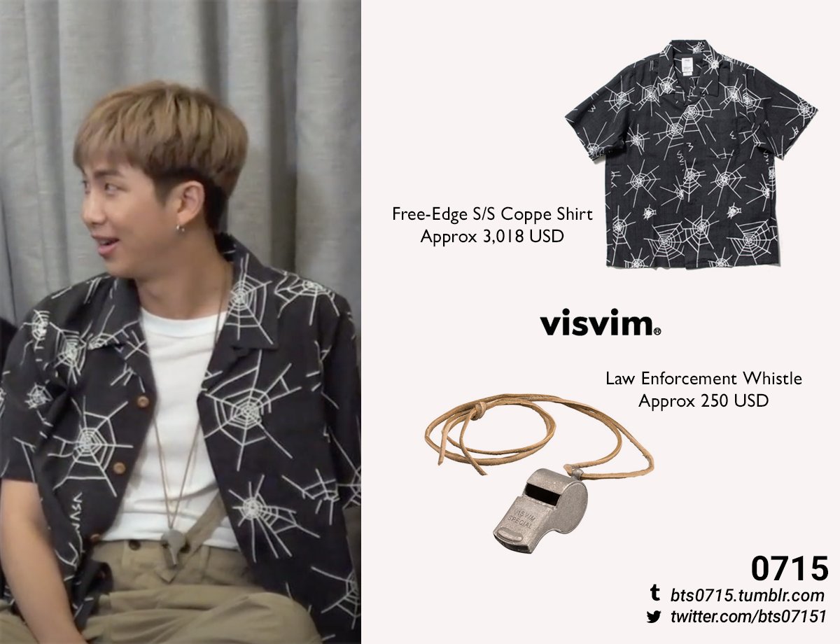 BTS FASHION/STYLE FINDER — 190319 | RM : Visvim - Law