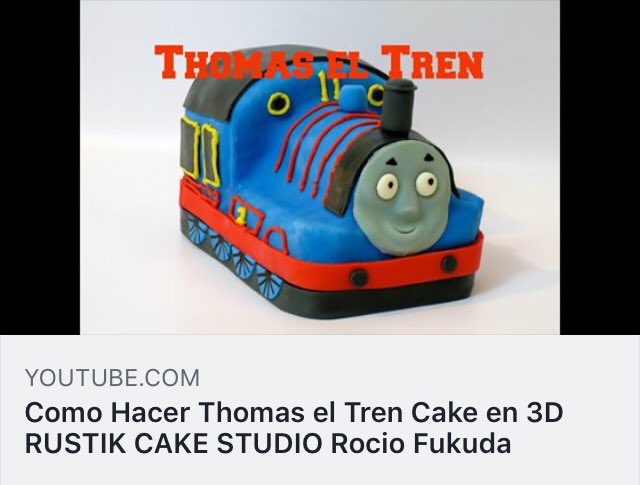 rustikcake's tweet photo. Hola❗️Quieres aprender como se hace un bizcocho en 3 D de Thomas el Tren❓ entonces mira este video y no te olvides de subscribirte a mi canal👍🏻
#3dcake #bizcocho #thomaseltrencake #rustikcskestudio

https://t.co/AHU1lS7q2w https://t.co/Rndf9NIJAl