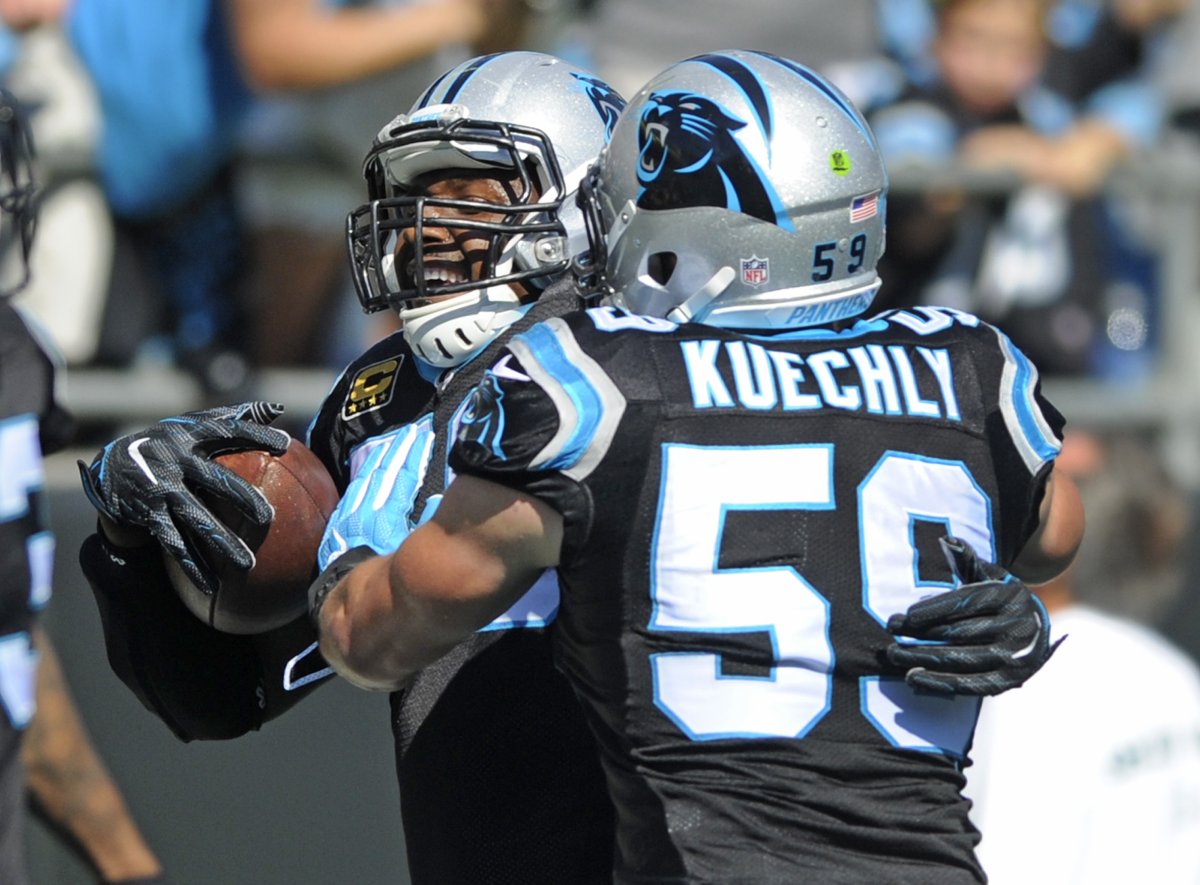brgridiron's tweet photo. Thomas Davis: signed with the Chargers last offseason after 14 seasons with the Panthers

Luke Kuechly: retired after 8 seasons

Officially the end of an era in Carolina. One of the scariest LB duos ever. https://t.co/bs1RhxIVGb