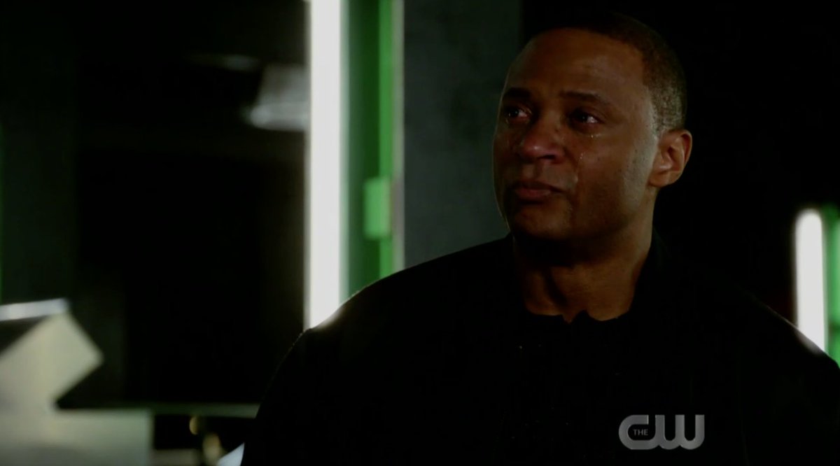 noradominick's tweet photo. "I wasn't there both times. Both times I failed him. He was my brother." John Diggle deserves happiness #CrisisOnInfiniteEarths #Arrow https://t.co/x63w3q2co4