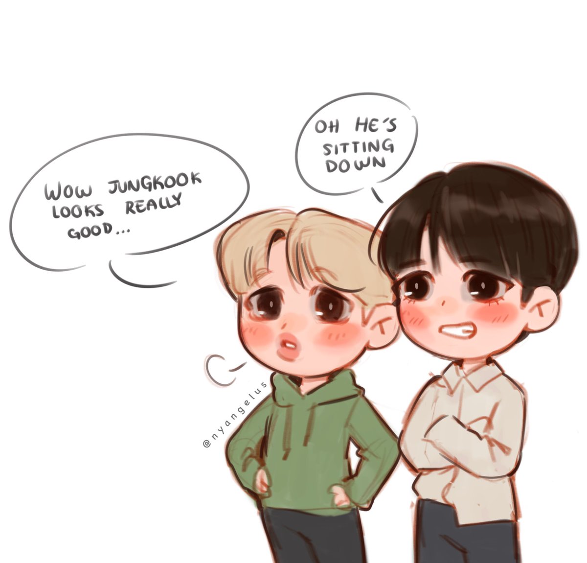 Idk why I drew this...

#jungkook #jimin #taehyung #btsfanart 