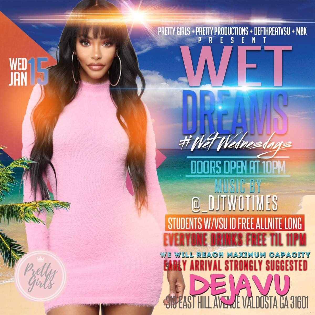CandyDripDrown's tweet photo. Okay I know y’all tired about me talking about Wet Wednesday. But here’s the thang this will be lit. Be there ON TIME if you trying to be lit af https://t.co/0qtZIhaZkv