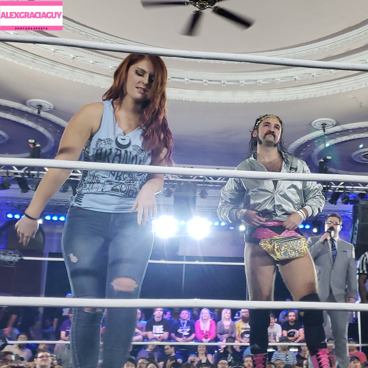 Jovi96salgado's tweet photo. August 25 2019
(@wwnevolve 134)
@brandiwrestling & @retroag_ making there Way to the Ring At #evolve134 in Chicago Illinois https://t.co/qWMKFrXnFI