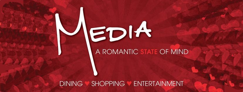 visitmediapa's tweet photo. It’s one month until Valentines Day! #VisitMedia for romantic dinners, unique gifts, jewelry, flowers, homemade chocolates, spa packages, date night outfits, couples massage and more ♥️ #ShopMedia #VDayFeb14 https://t.co/squPRaqPZJ