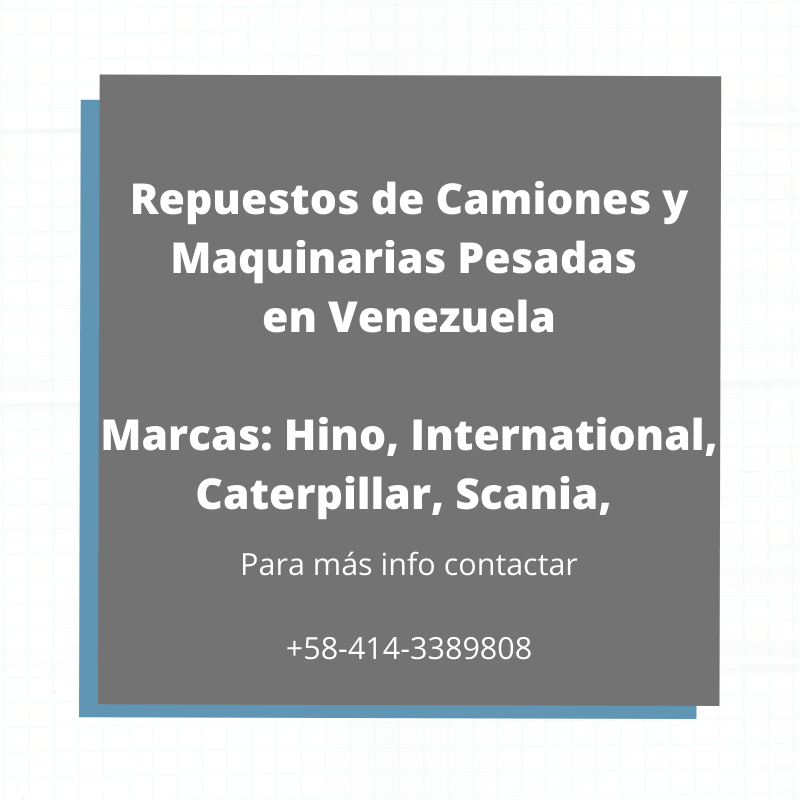 sumuveca's tweet image. Todo los repuestos que necesitas para maquinaria pesada y camiones en Venezuela #ventaderepuestos #repuestoscaracas