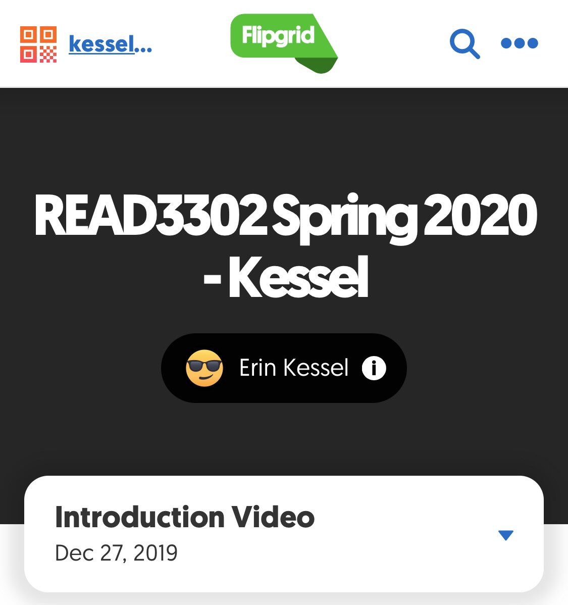 kessel_erin's tweet photo. So excited to use @Flipgrid as a way for my @ECURead #READ3302 students to meet and greet each other! Let’s get this semester started, Go Pirates 💛💜🏴☠️📚📖 https://t.co/bwOT4Bnfyn