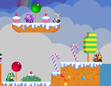 HopSquash! characters are being updated by Joseph-Paul Silipo, check out his work! #steam #localmultiplayer #indiegames