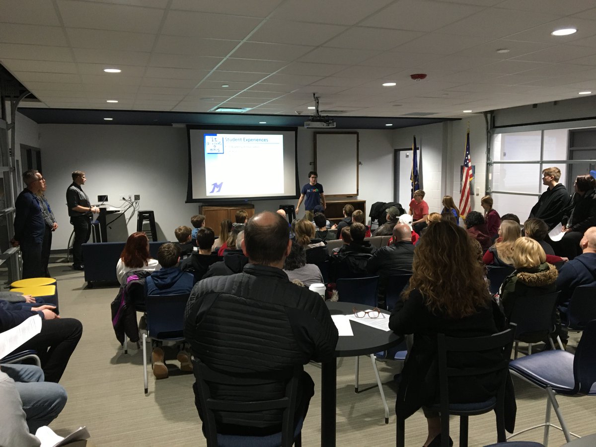 MHSITAcademy's tweet photo. IT Academy Parent Info Night - great crowd to hear about the Academy, our program, the application process, and more!  Thanks to all who came out! https://t.co/BmdoVPoE3a
